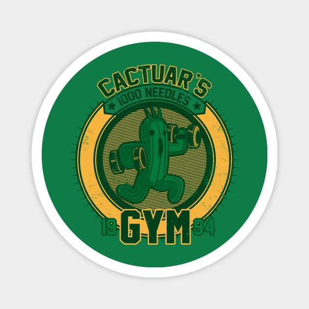 Cactuar Gym 2.0 Magnet by Soulkr